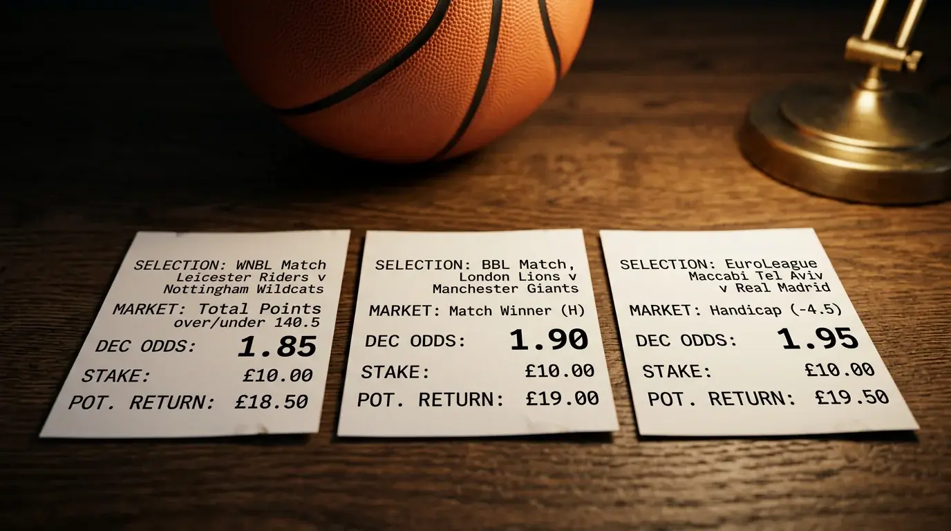 Line shopping NBA basketball bets across UK bookmakers -- comparing point spreads and decimal odds to maximise value