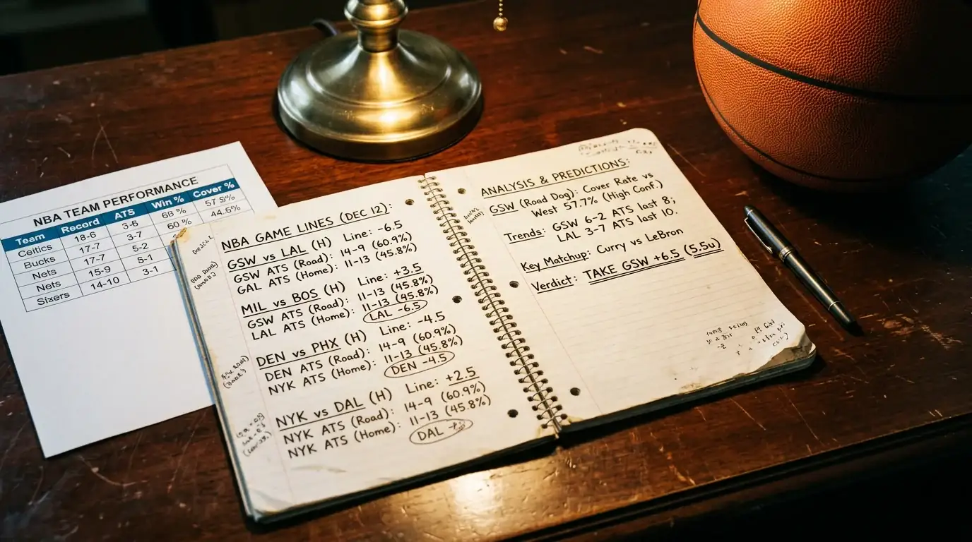 NBA point spread ATS analysis — basketball betting strategy for UK punters on hardwood court